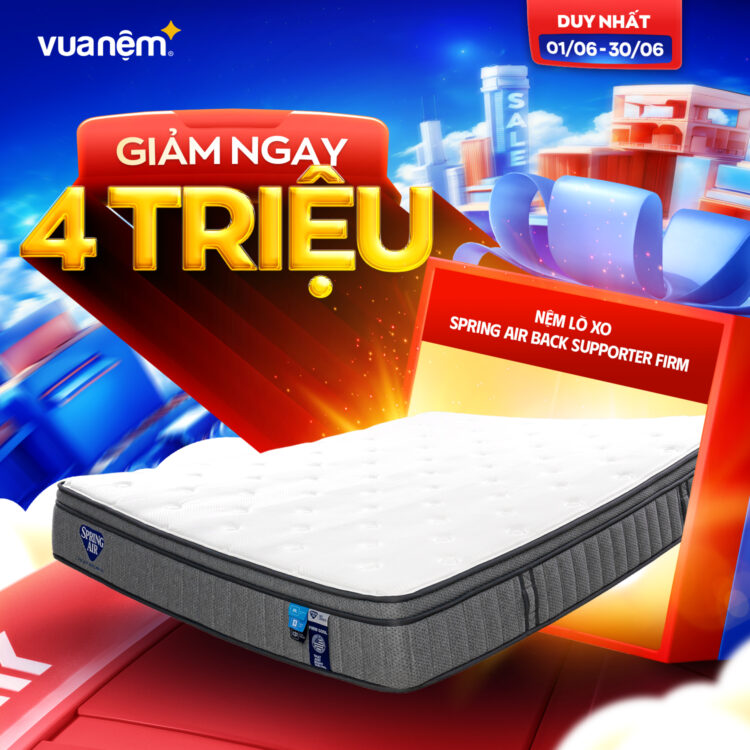 Nệm lò xo Spring Air Back Supporter Firm