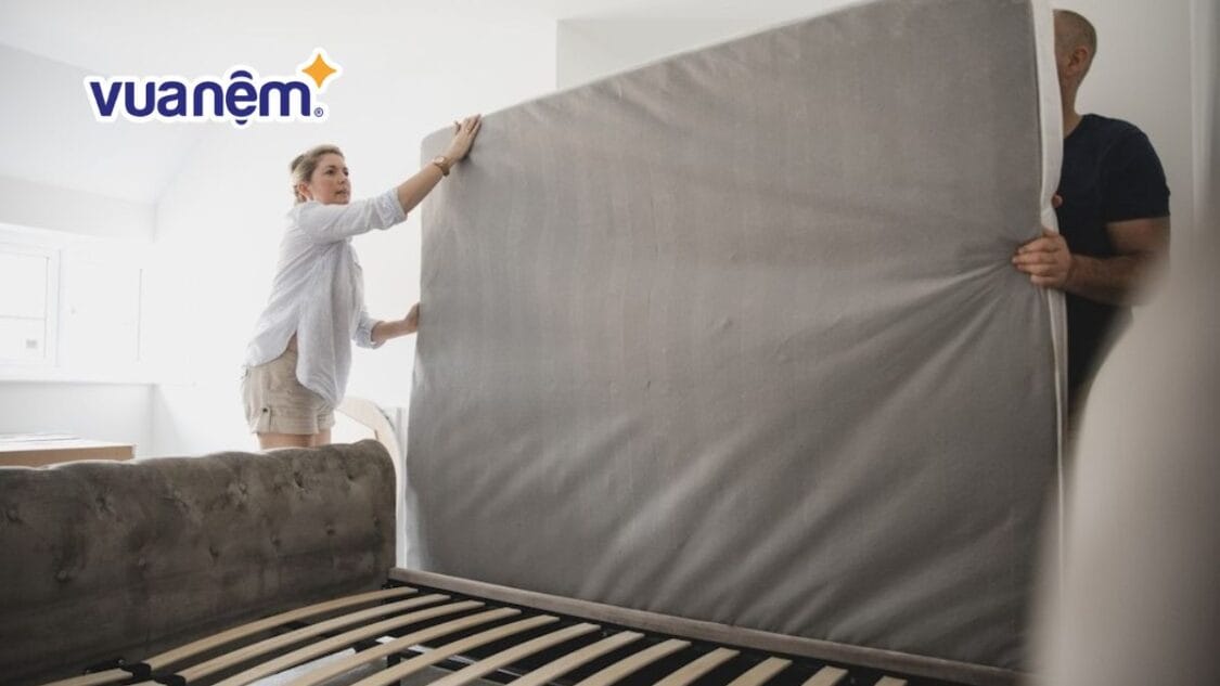 xoay đầu nệm