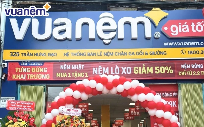 Vua Nệm - Địa chỉ bán chăn ga gối nệm chính hãng, giá tốt