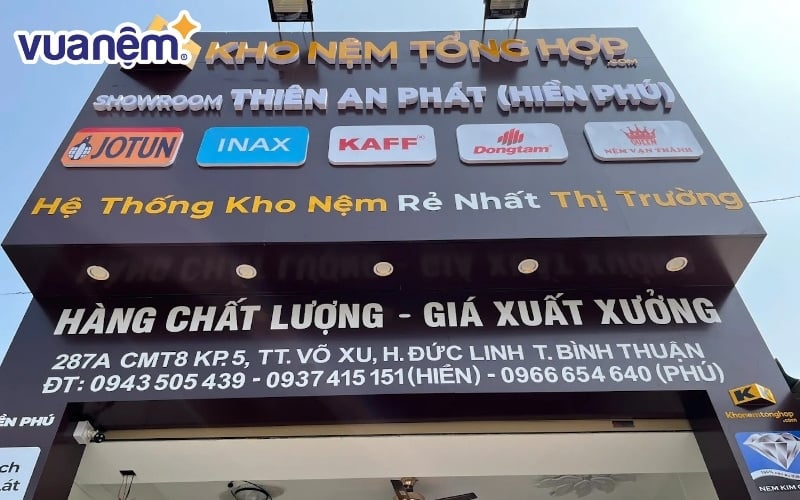Kho Nệm Tổng Hợp cung câp đa dạng sản phẩm