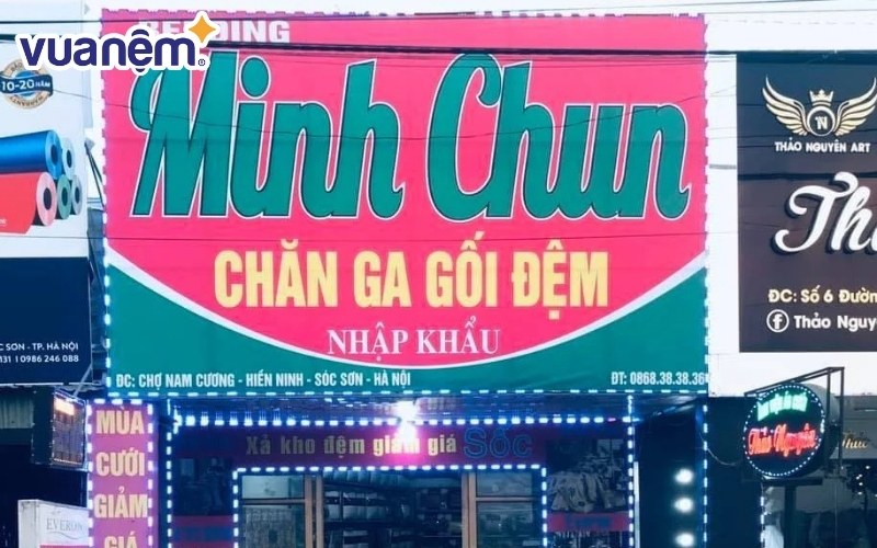 Minh Chun - Cửa hàng nệm Sóc Sơn giá bình dân