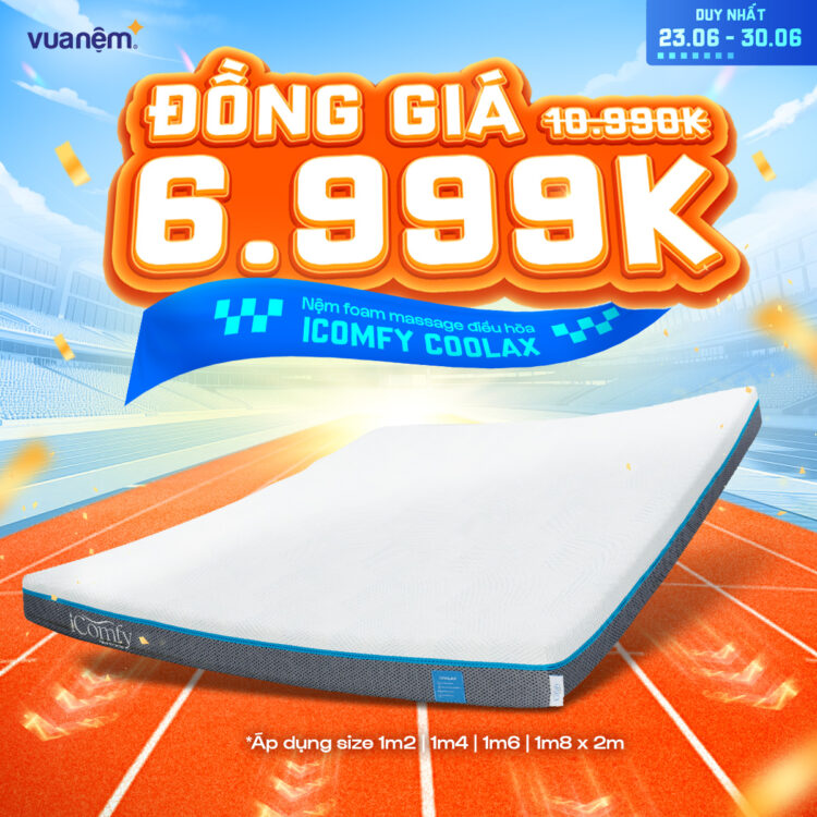 Nệm foam massage iComfy Coolax
