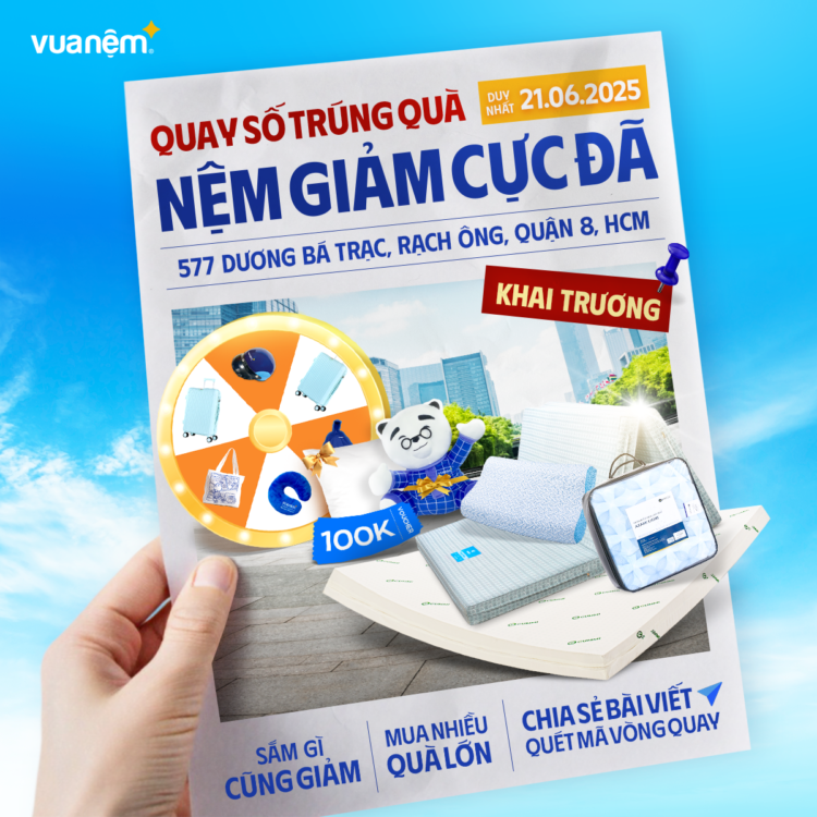 Khai trương cửa hàng Vua Nệm Dương Bá Trạc