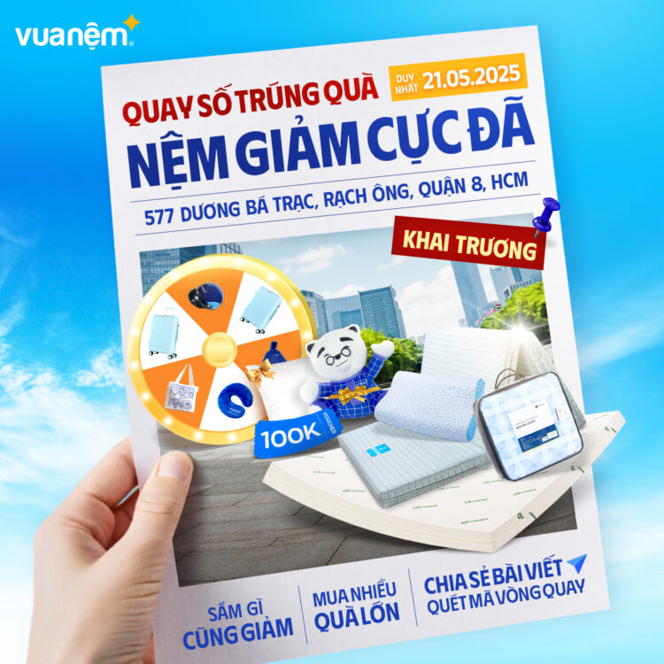 Khai trương cửa hàng Vua Nệm Dương Bá Trạc