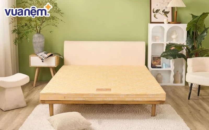 Nệm Wonjun Pure Carbon kháng khuẩn, nâng đỡ tốt