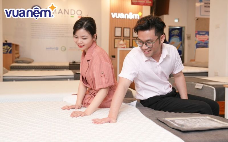 Mua nệm Liên Á chất lượng tại hệ thống cửa hàng Vua Nệm