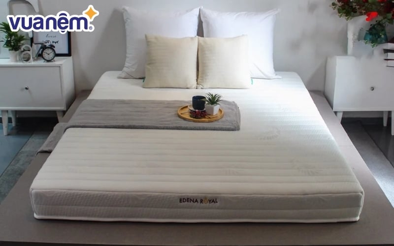 Dòng nệm cao su tổng hợp của Edena có giá thành phải chăng