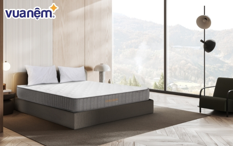Nệm lò xo túi 1m8x2m Cocoon Grey