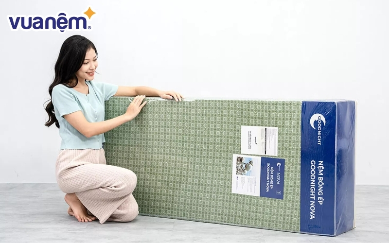 Nên chọn loại đệm được làm từ 100% sợi bông nguyên chất