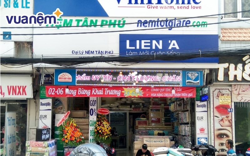 Công ty nệm Tân Phú cung cấp nệm cao su từ nhiều thương hiệu uy tín