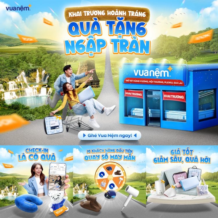 Vòng quay may mắn - Quà tặng bất ngờ cho khách hàng đầu tiên