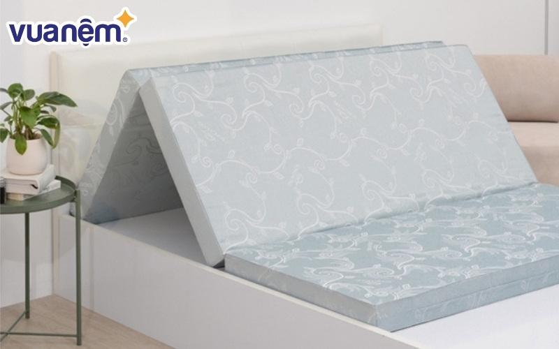 Nệm gấp 3 Sông Hồng dày 5cm tiện lợi
