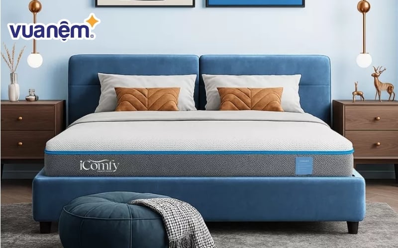 iComfy nổi tiếng với dòng nệm foam làm mát