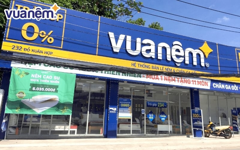 Mua nệm giá tốt, trả góp linh hoạt tại Vua Nệm