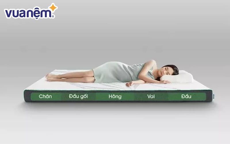 Gummi đem lại cảm giác nằm chắc chắn