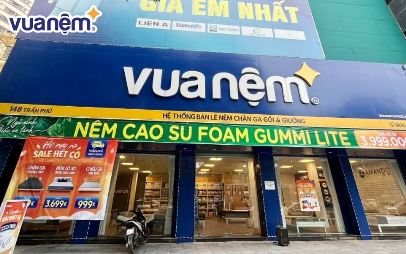 Trải nghiệm nệm Gummi, Spring Air ngay tại cửa hàng Vua Nệm