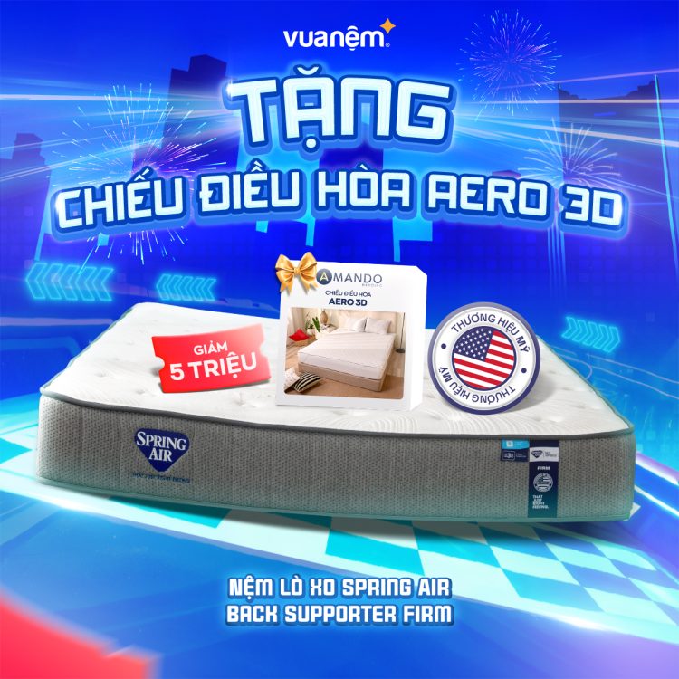 Nệm lò xo Spring Air Back Supporter Firm