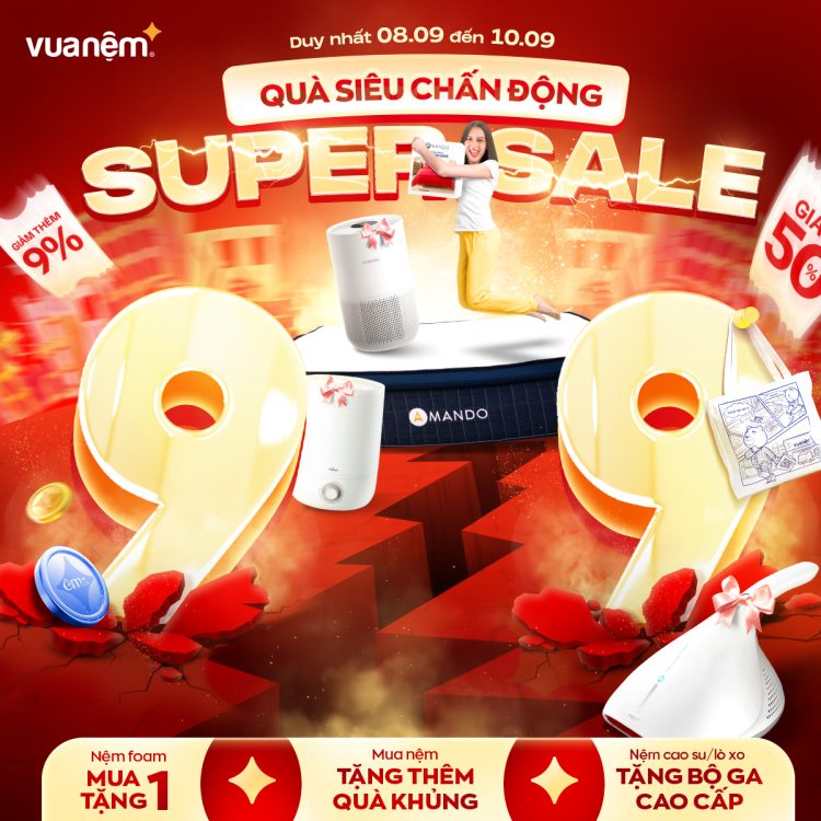 Super Sale 9.9 - Quà Siêu Chấn Động