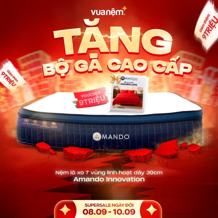 Nệm lò xo Amando Innovation