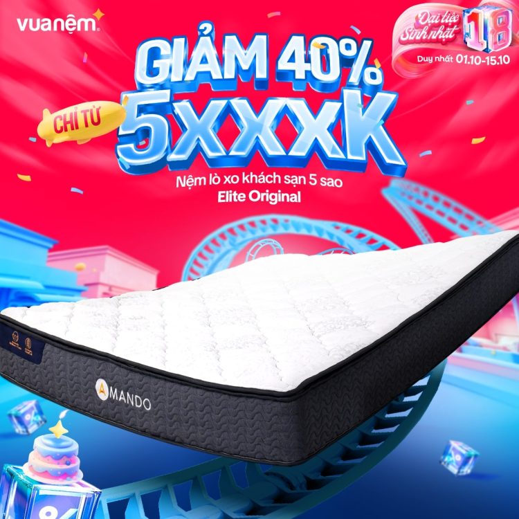 Nệm lò xo Amando Elite Original